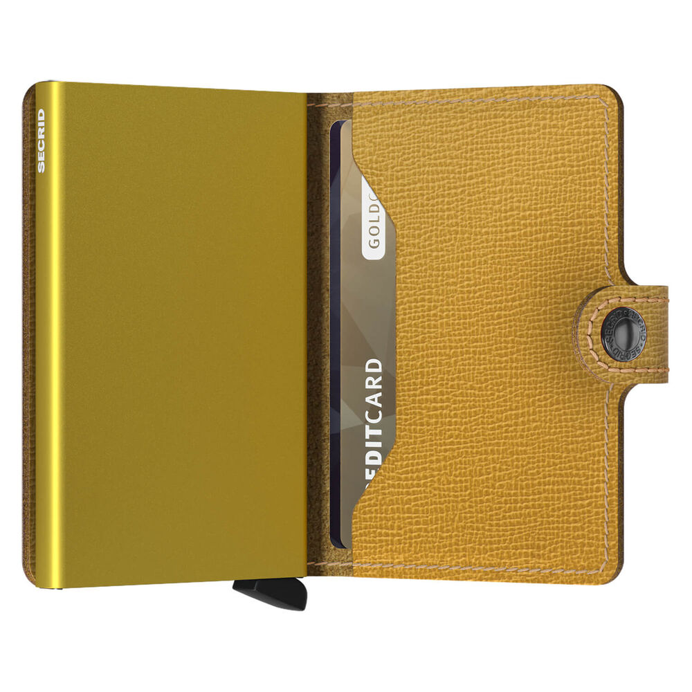 Secrid Crisple Ochre-Yellow Miniwallet image number 3