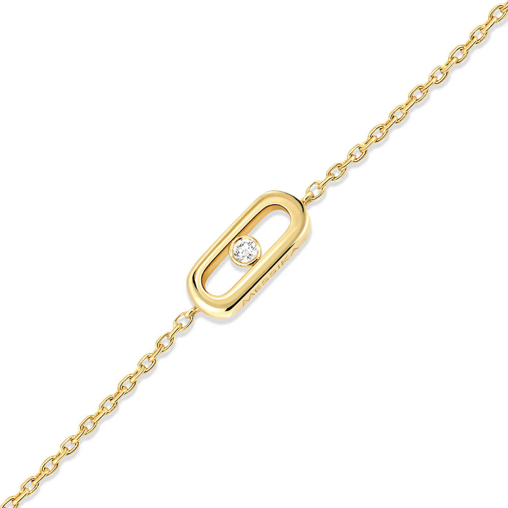 Messika Care(s) 0.07ct Diamond Yellow Gold Bracelet image number 1