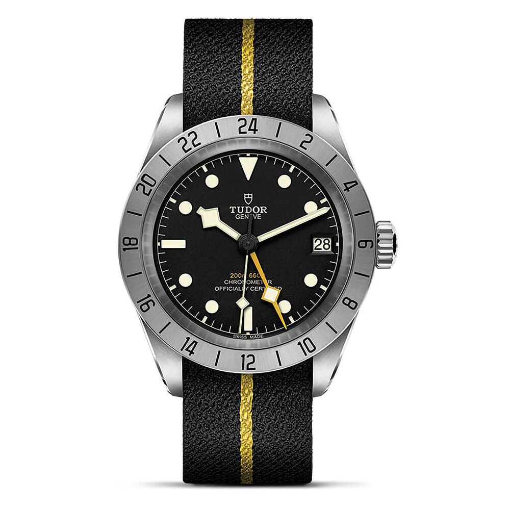 Tudor Black Bay Pro 39mm Automatic Steel Case Black Dial Strap Watch