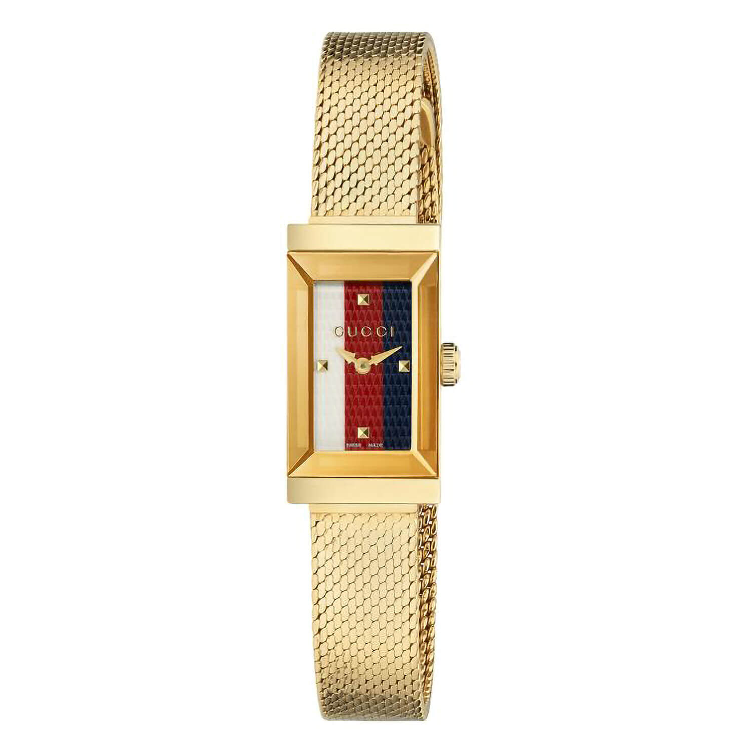 Gucci Women's YA126508 G-Timeless Diamond Stainless Steel Watch - Bezali