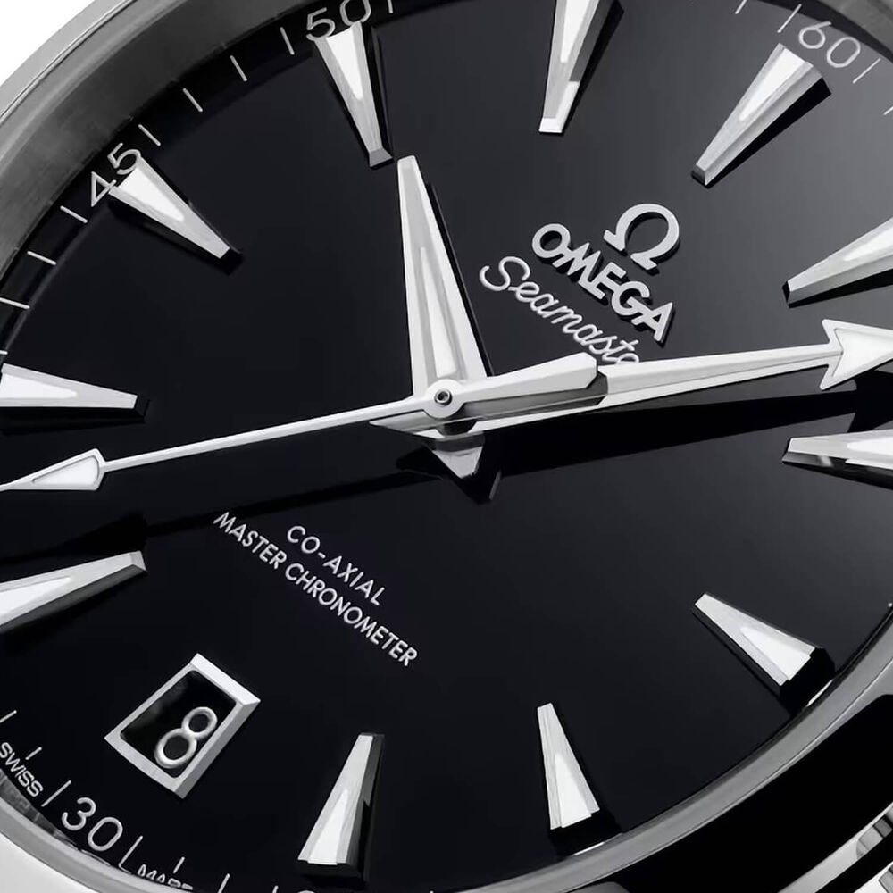 OMEGA Seamaster Aqua Terra 150M 41mm Black Dial Steel Bracelet Watch image number 2