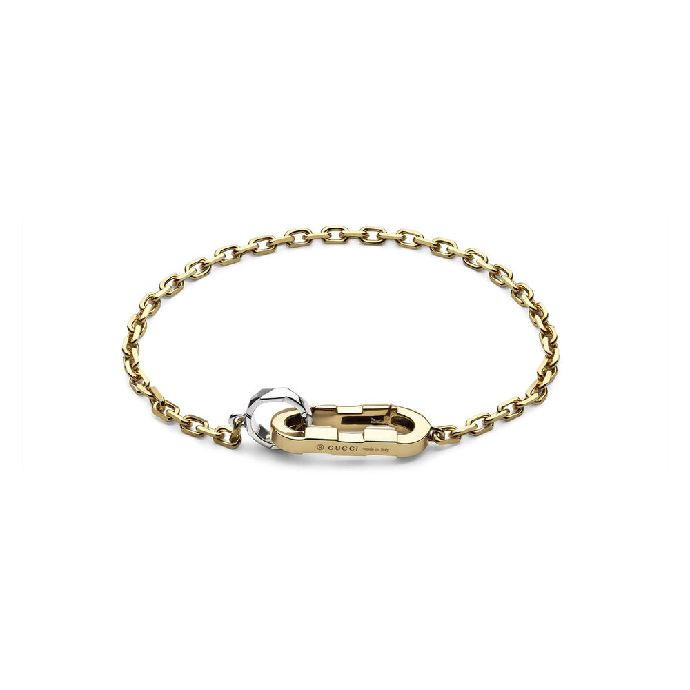 Gucci Link to Love 18ct Yellow Gold Chain Bracelet (Size M, 6.7")