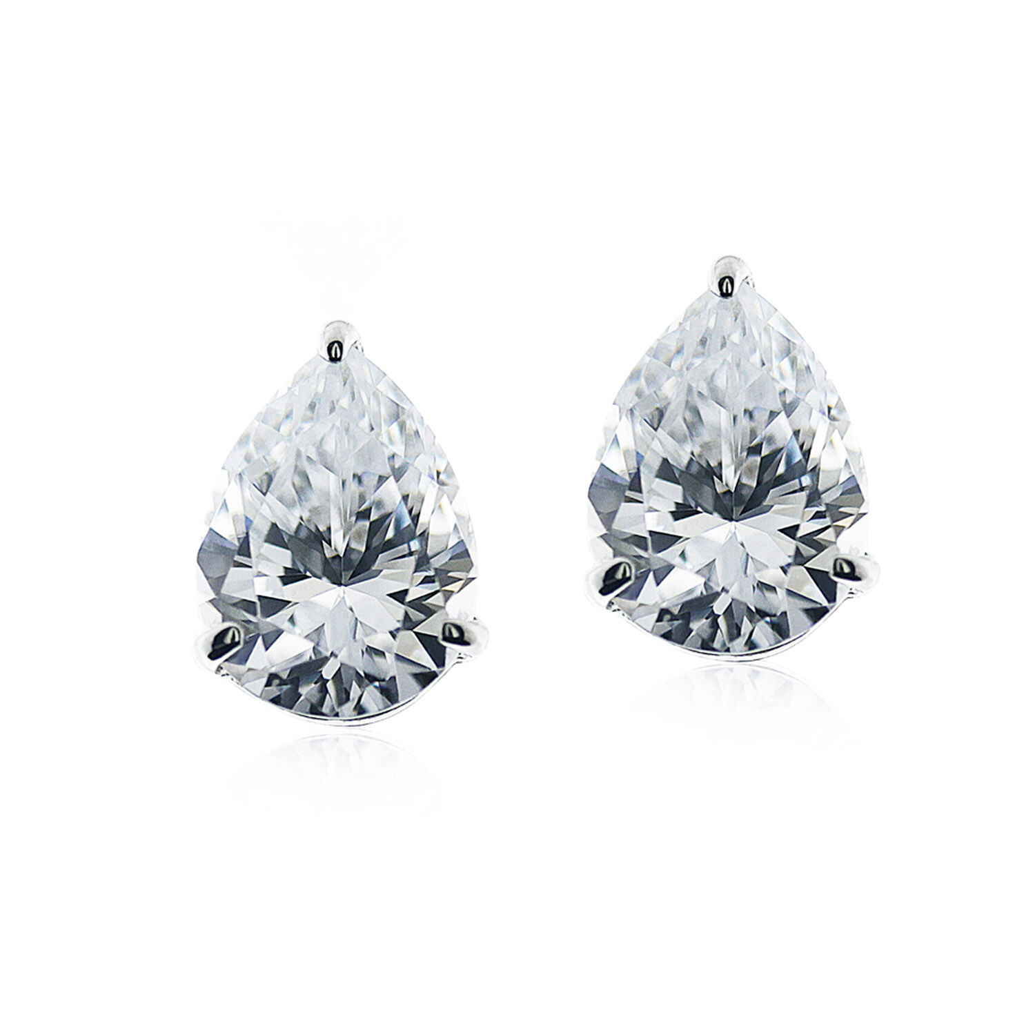 18ct White Gold 2.00ct Diamond Stud Earrings | Cerrone Jewellers