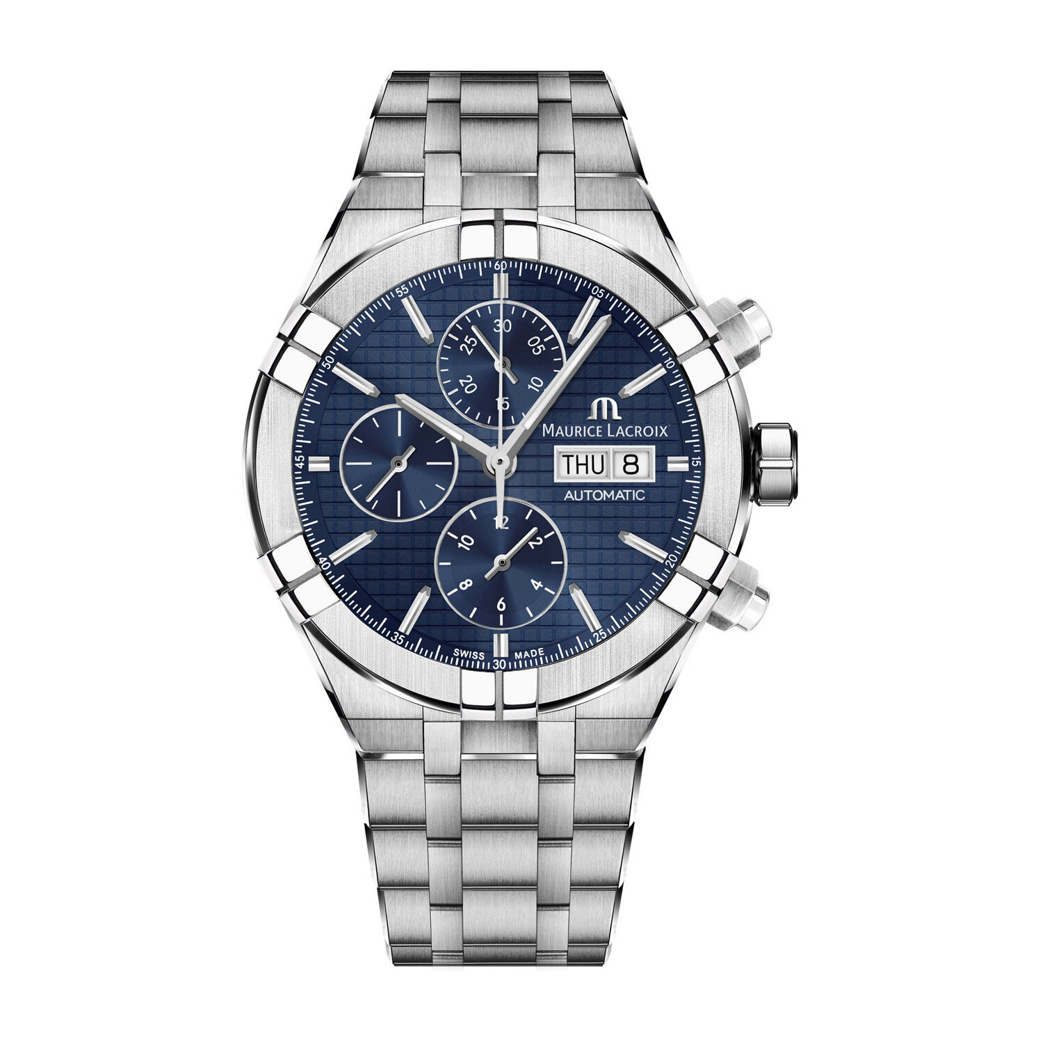 Maurice Lacroix | Aikon Automatic Blue Dial 42mm Watch | Steel Bracelet