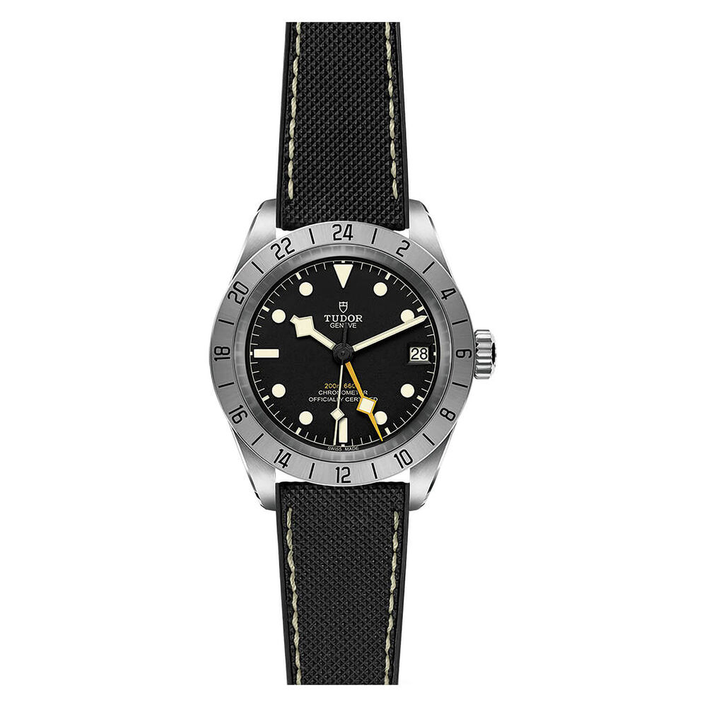 Tudor Black Bay Pro 39mm Automatic Steel Case Black Dial Rubber Strap Watch