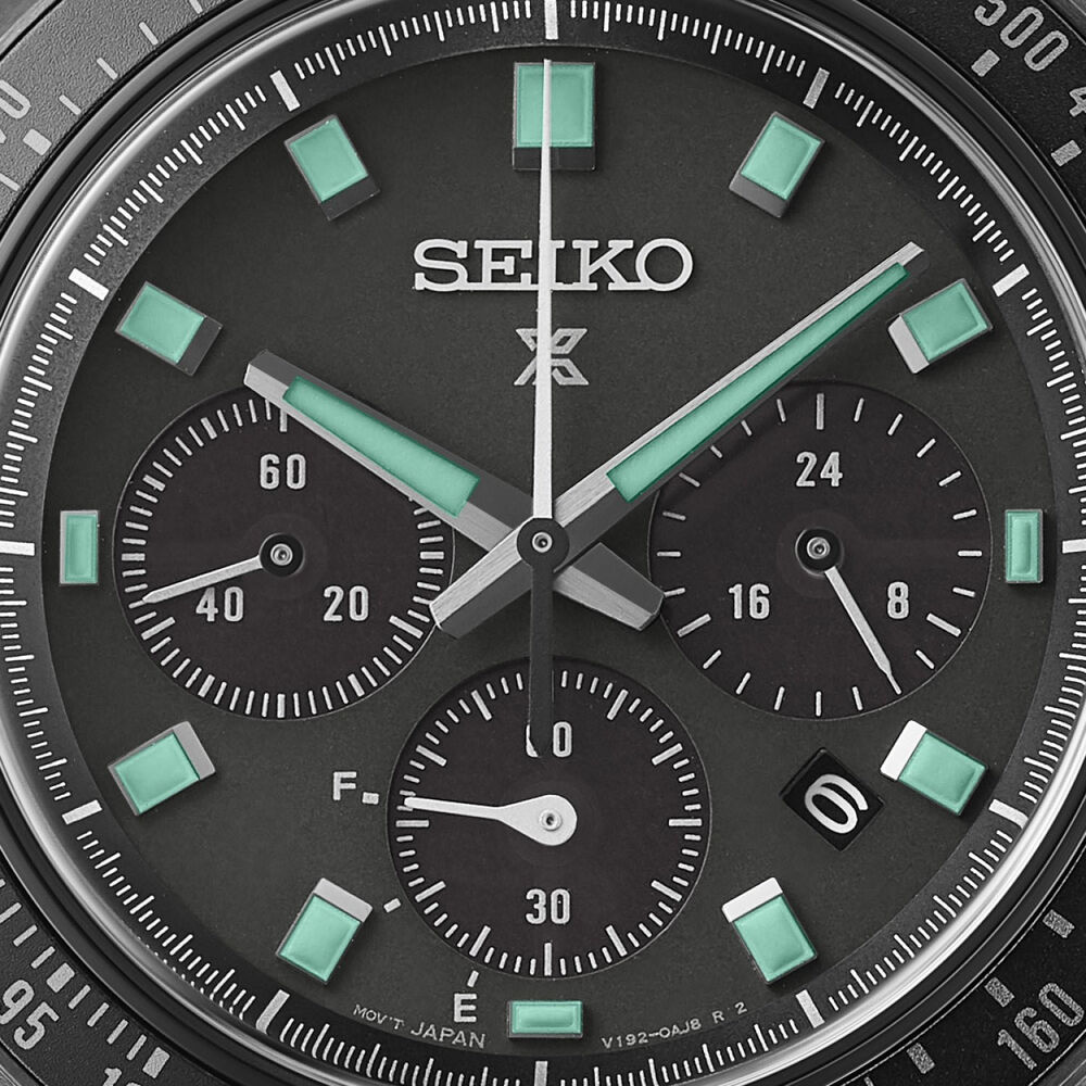 Seiko Prospex Black Series 'Night Vision' Solar Speedtimer Chronograph