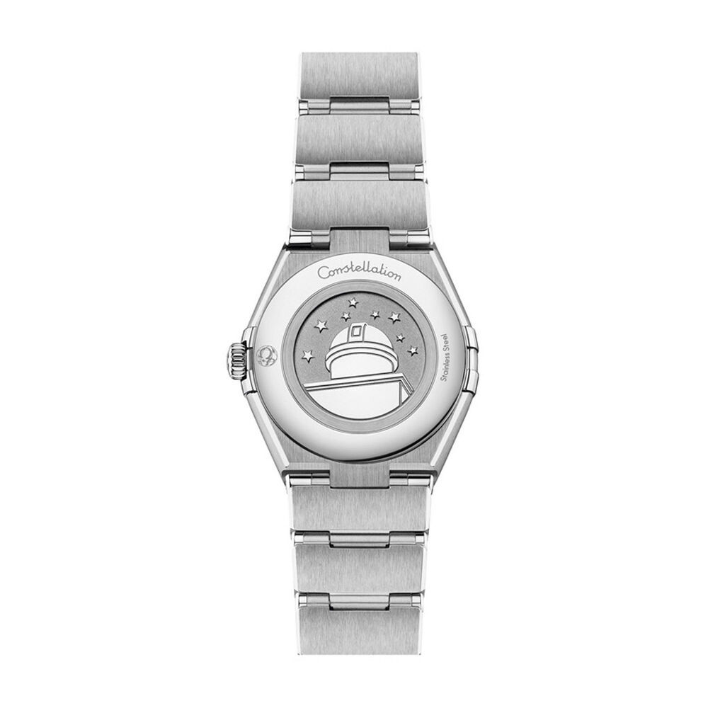 Pre-Owned OMEGA Constellation 28mm Silver Diamond Silk Dial Steel Bracelet Watch image number 1