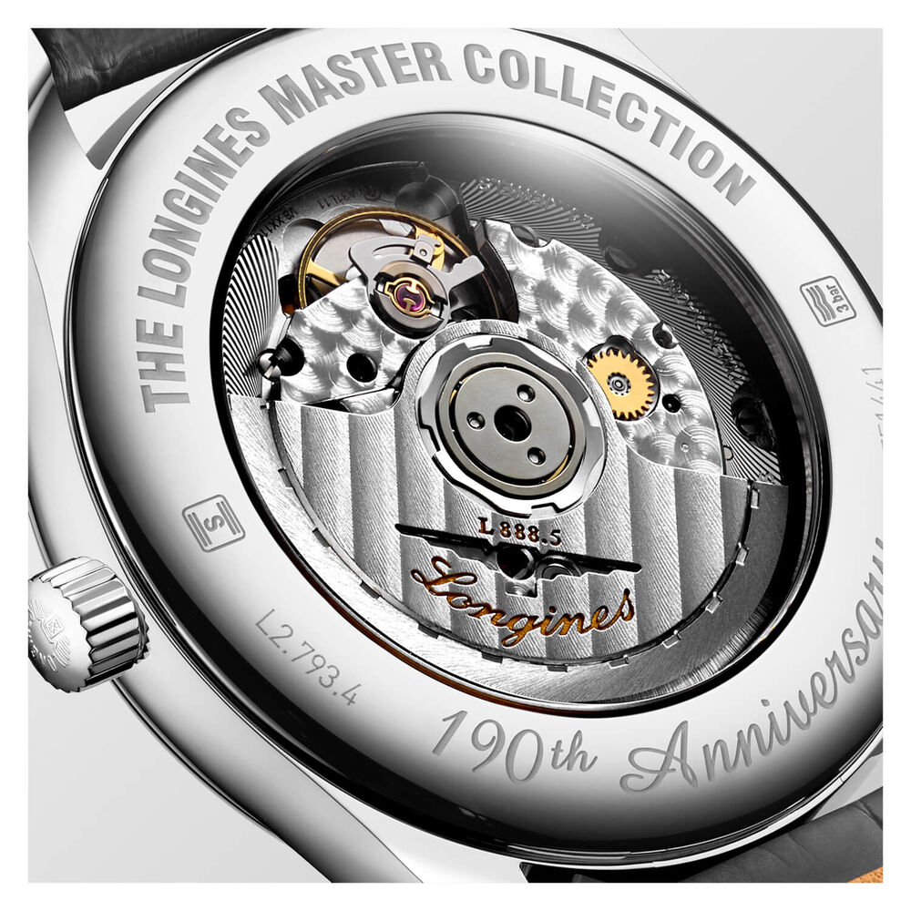 Longines Watchmaking Tradition Master 190th Anniversary 40mm Silver Dial Watch image number 3