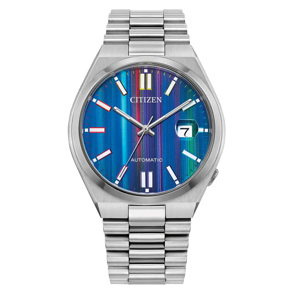 Citizen Tsuyosa 40mm Coloured Spectrum Dial Steel Bracelet Watch