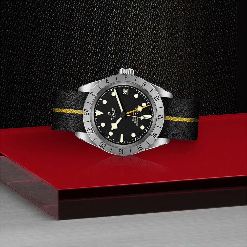 Tudor Black Bay Pro 39mm Automatic Steel Case Black Dial Strap Watch image number 2