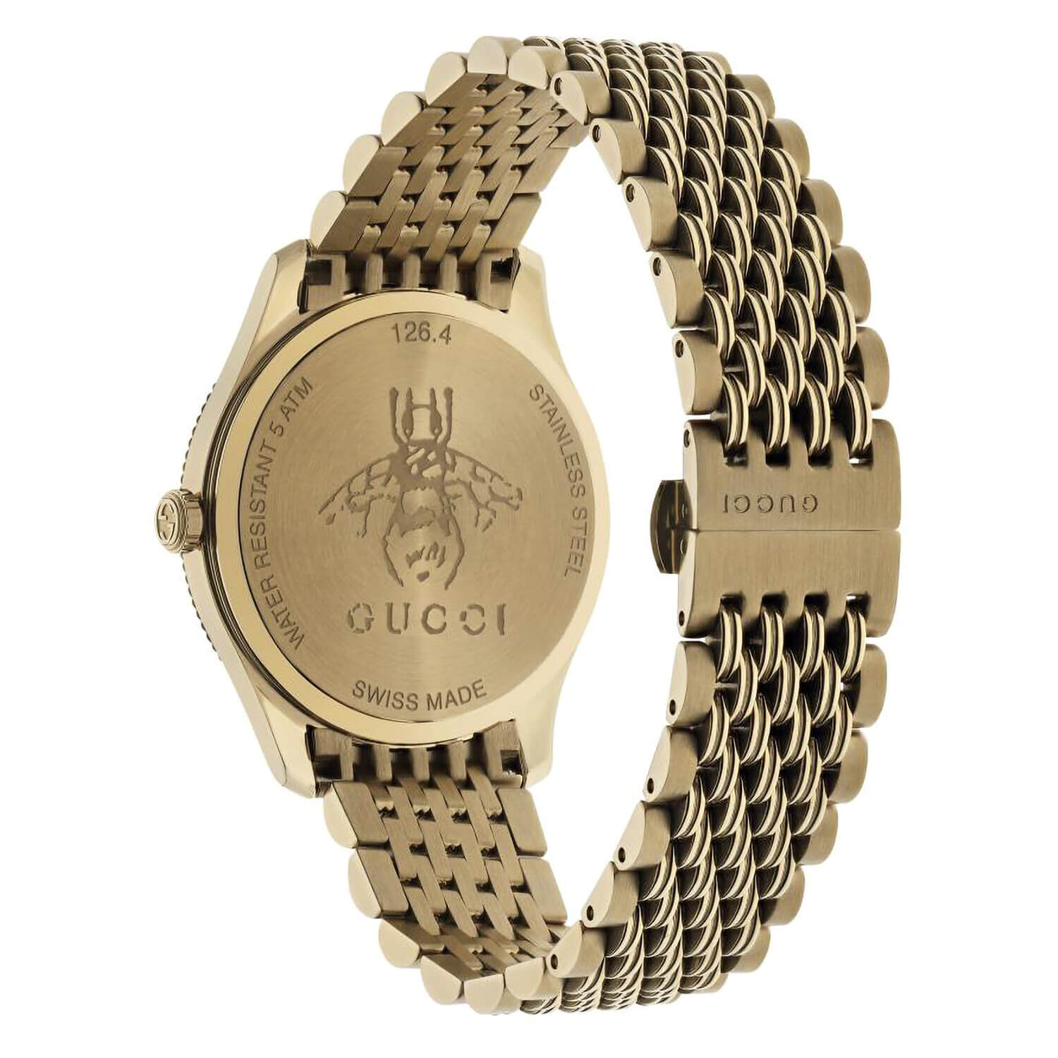 Vintage Gold Gucci Watch with Rectangular Face – Tarin Thomas