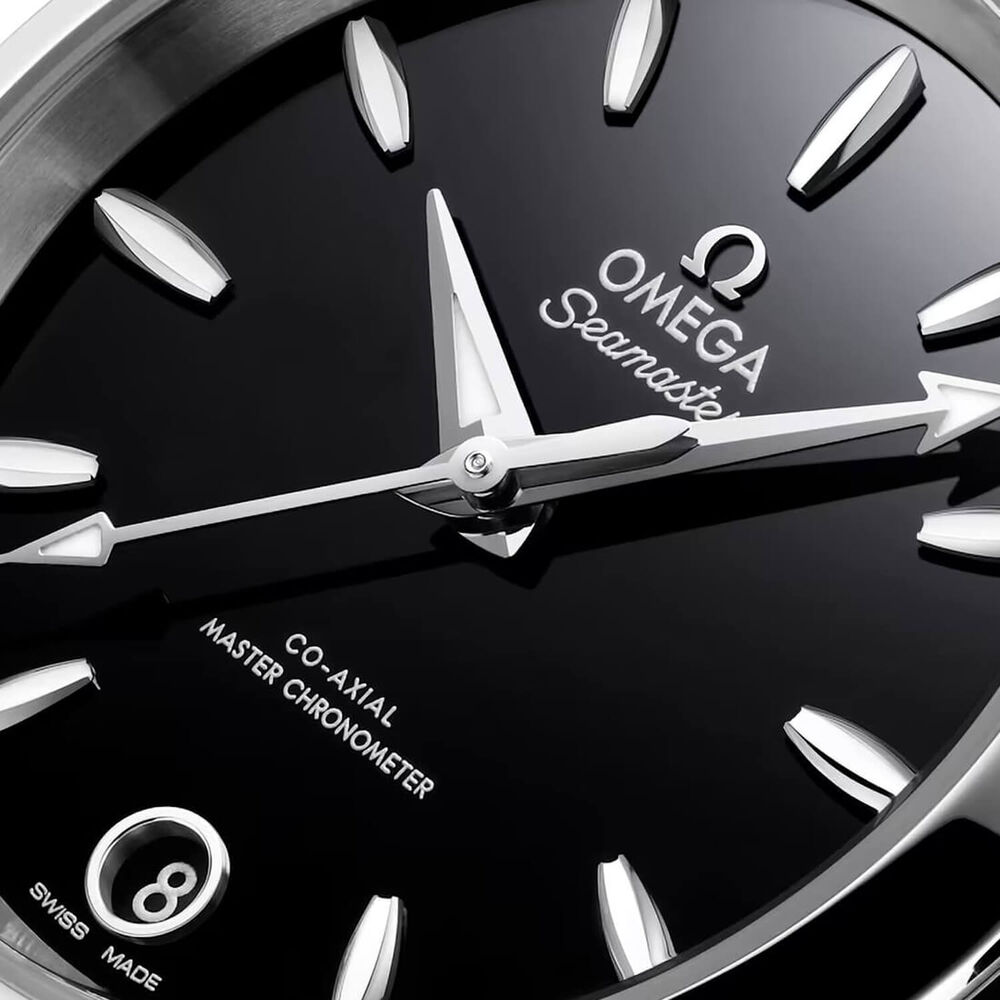 OMEGA Seamaster Aqua Terra 150M 34mm Black Dial Steel Bracelet Watch image number 3