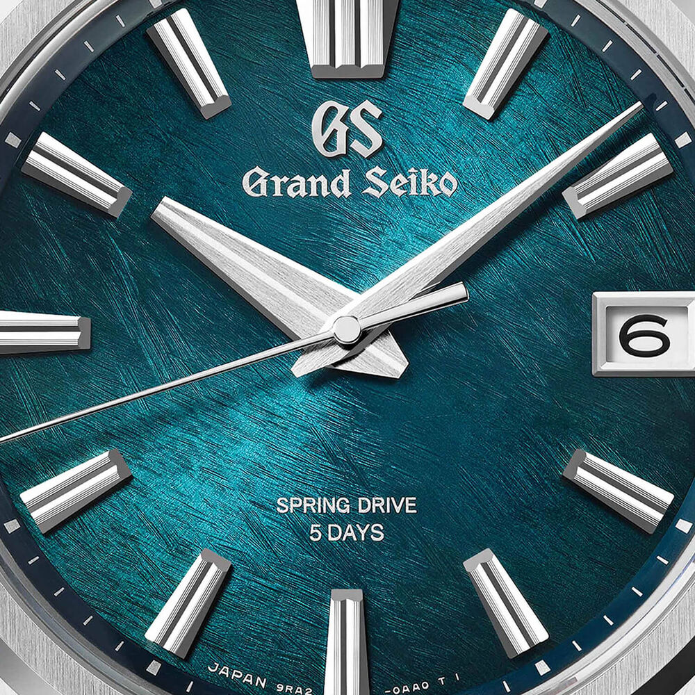 Grand Seiko Evolution 9 'Atera Valley' Spring Drive 40mm Green Dial Titanium Bracelet Watch image number 1