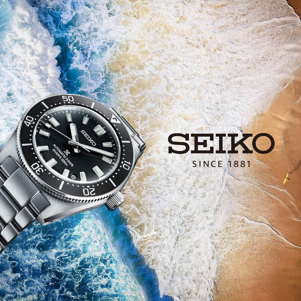 Seiko Prospex 1965 Revival Diver’s 40mm Cove Black Dial Steel Bracelet Watch image number 8