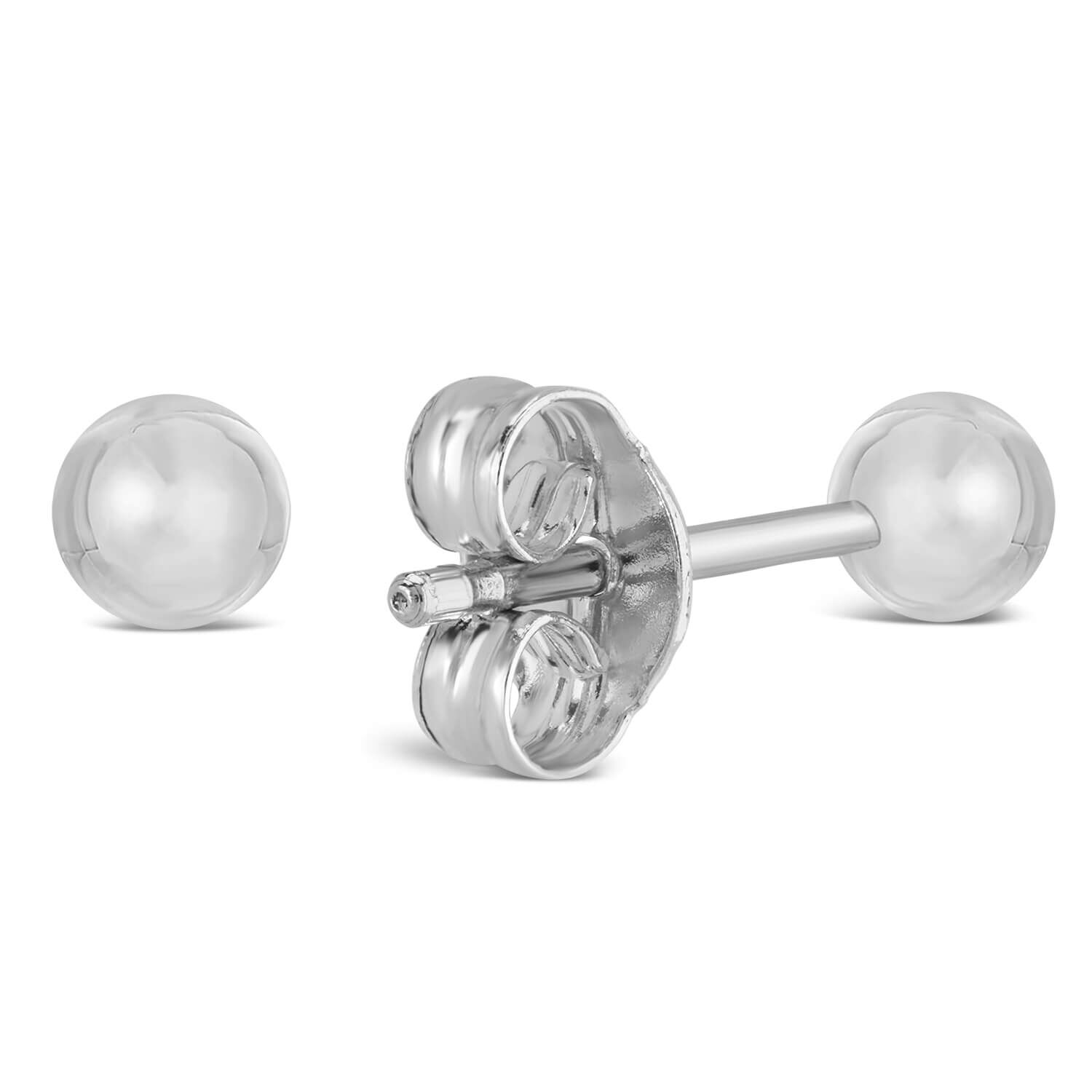 Sparkling 5 Carat Flower Stud Earrings in 925 Silver