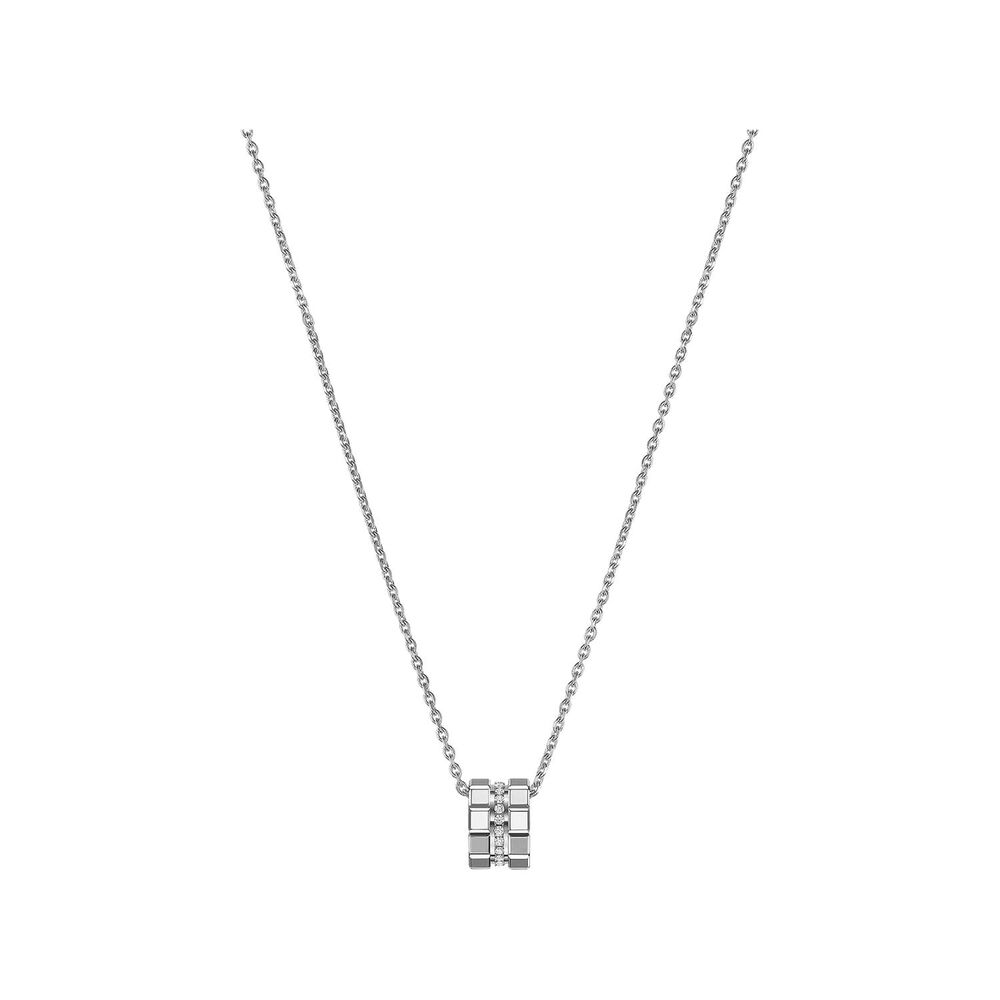 Chopard Ice Cube 18ct White Gold 0.14ct Diamond Pendant (Chain Included) image number 0