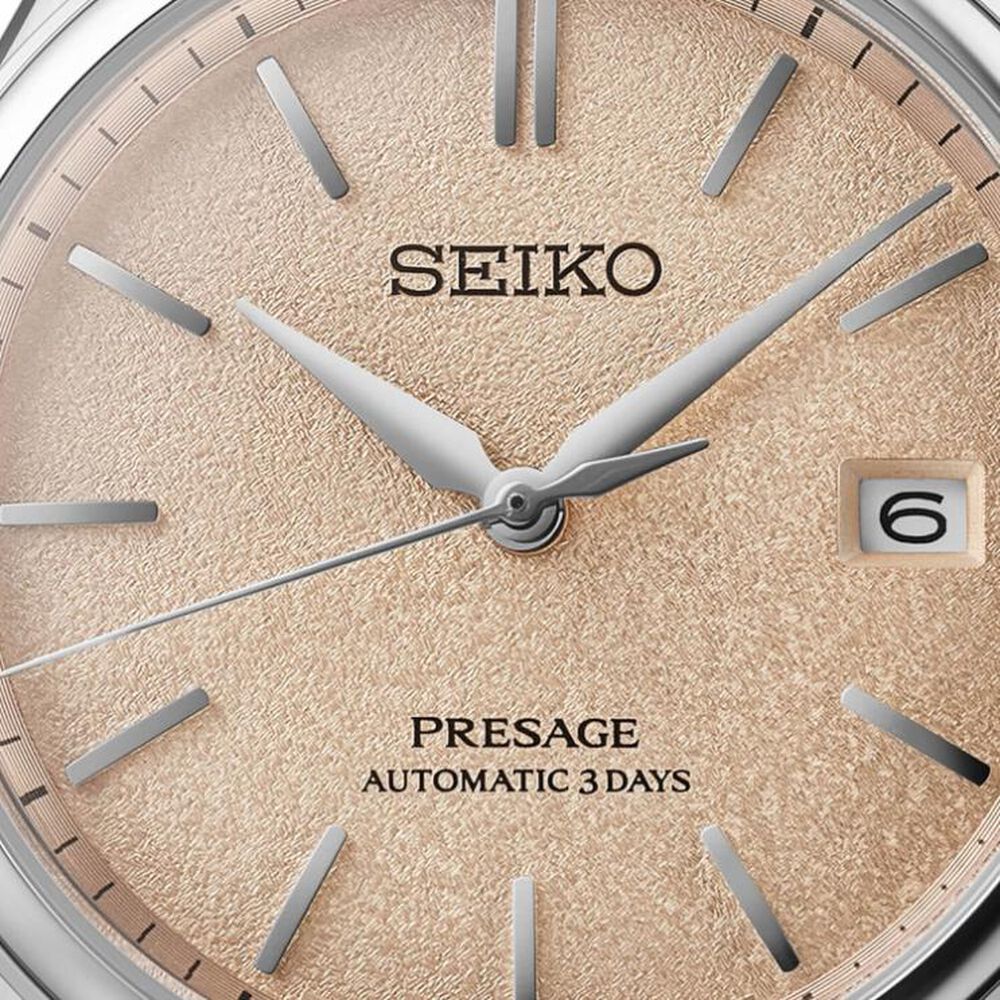 Seiko Presage Classic Series 'Araigaki' 40mm Dial Steel Bracelet Watch image number 1