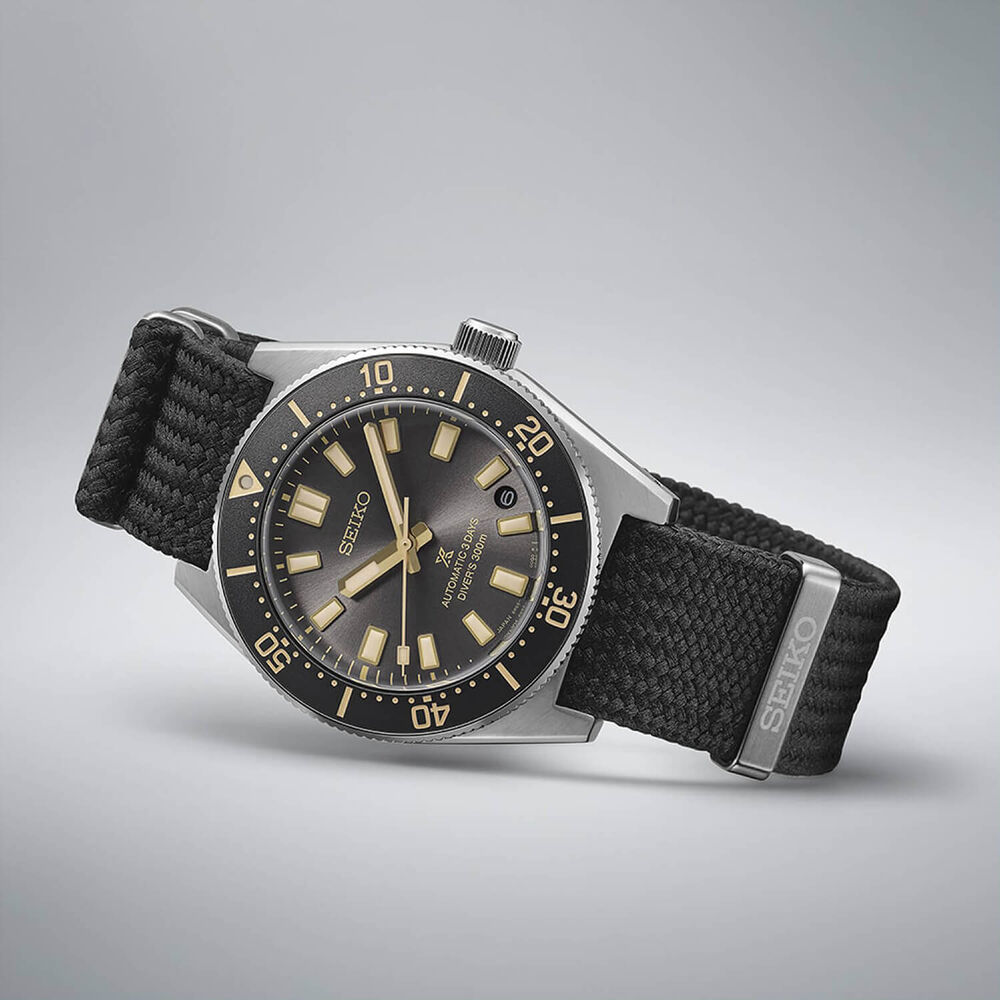 Seiko Prospex 1965 Revival Diver’s 40mm Tide Grey Dial Steel Bracelet Watch image number 5