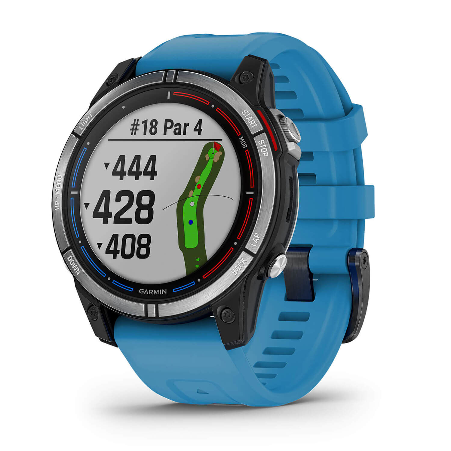 Garmin Quatix 7 Multi Function Blue Strap Watch