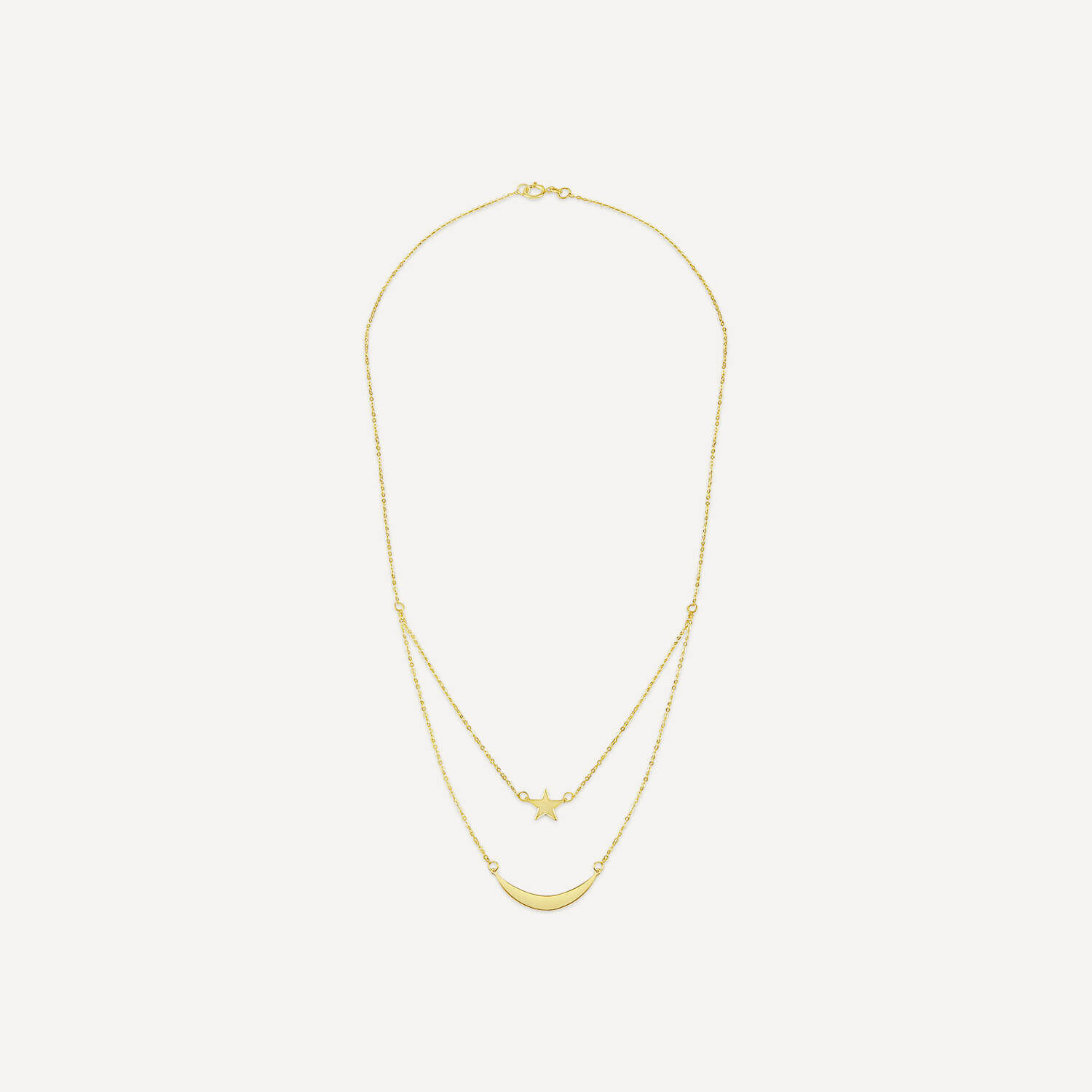 Liberty 9ct Gold Plain Link Chain Necklace | Liberty