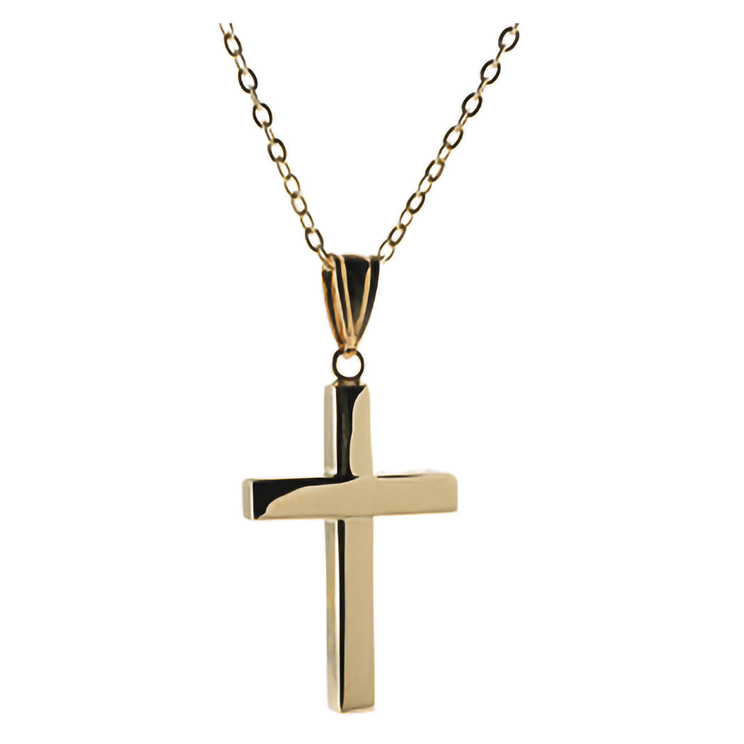Peace Dove Christian Cross Necklace - Plain - Cross Jewelers