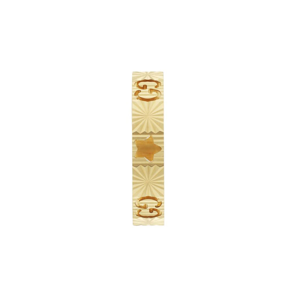 Gucci Icon 4mm Yellow Gold Ring (Size 15) image number 2