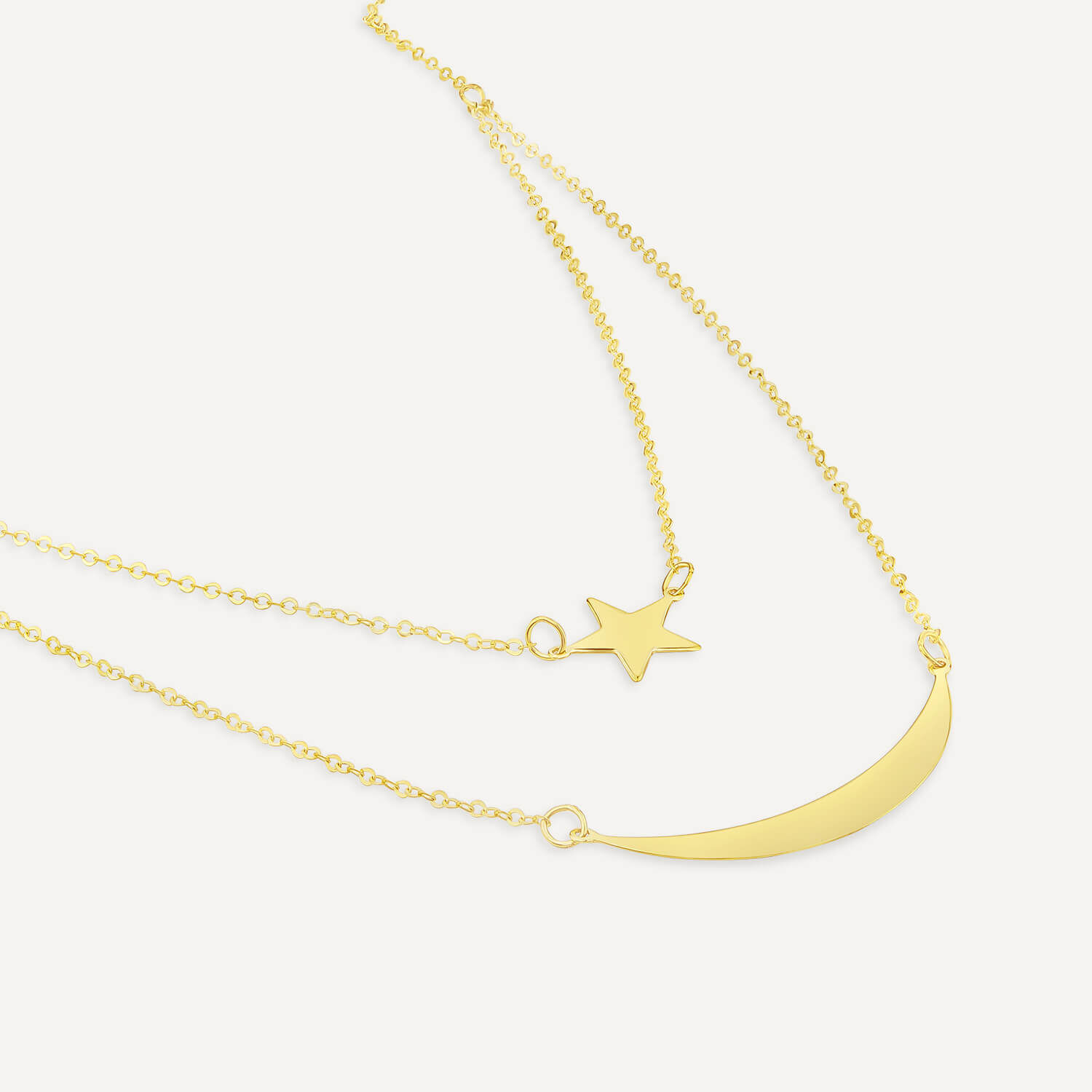 9ct Gold T-Bar Necklace | Buy Jewellery Online | Studio Adorn
