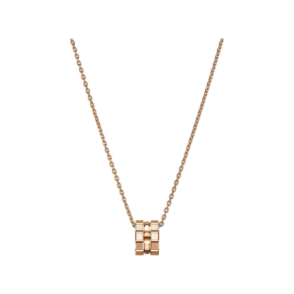 Chopard Ice Cube 18ct Rose Gold Pendant (Chain Included) image number 3