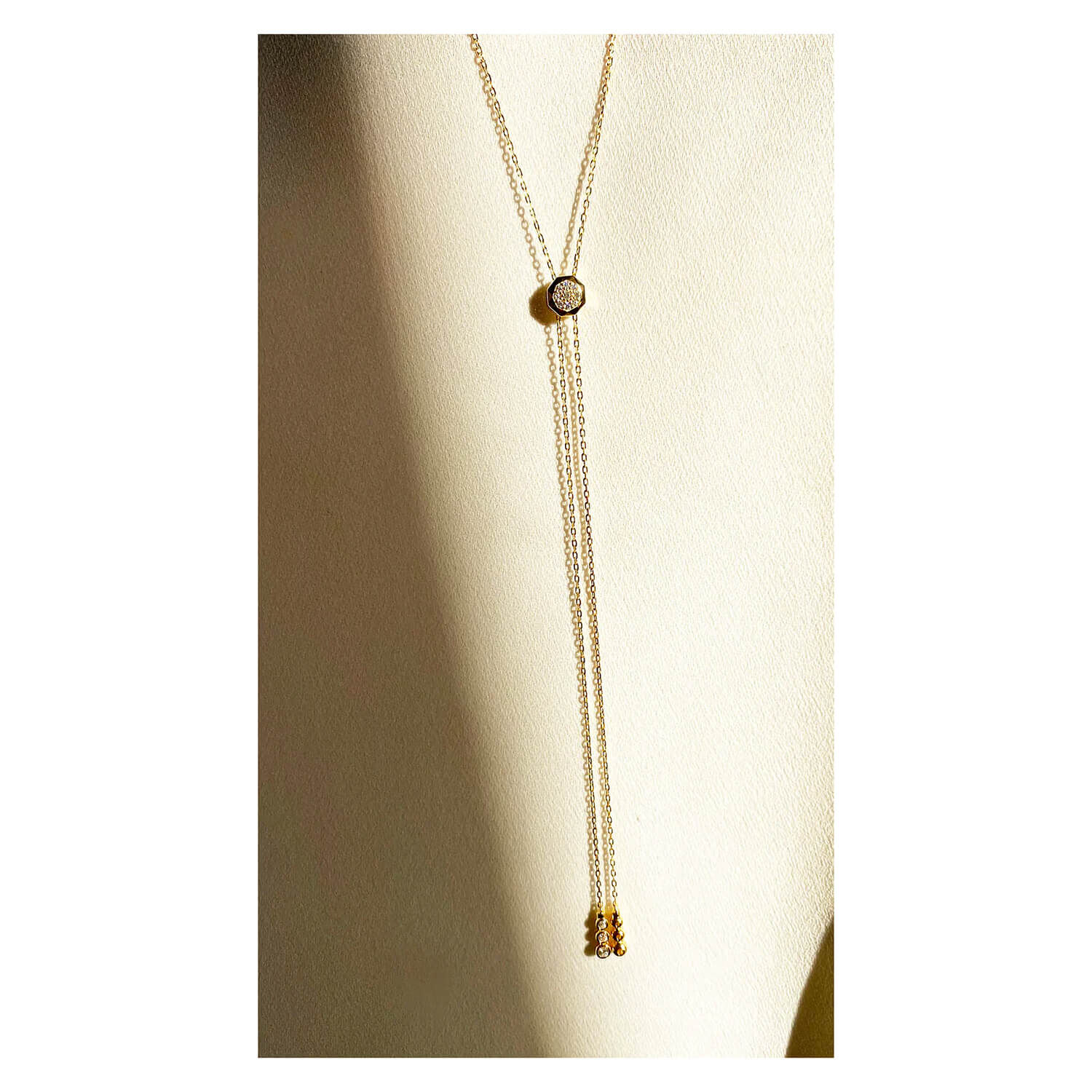 Gold Diamond & 18kt gold choker necklace | Shay | MATCHES UK