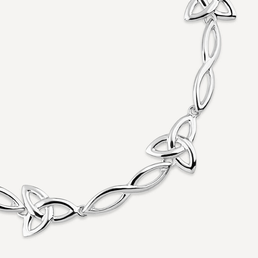 Silver Trinity Knot Bracelet