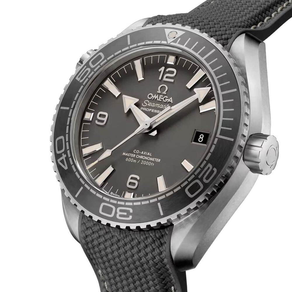 OMEGA Seamaster Planet Ocean 600M 43.5mm Grey Dial Rubber Strap Watch image number 2