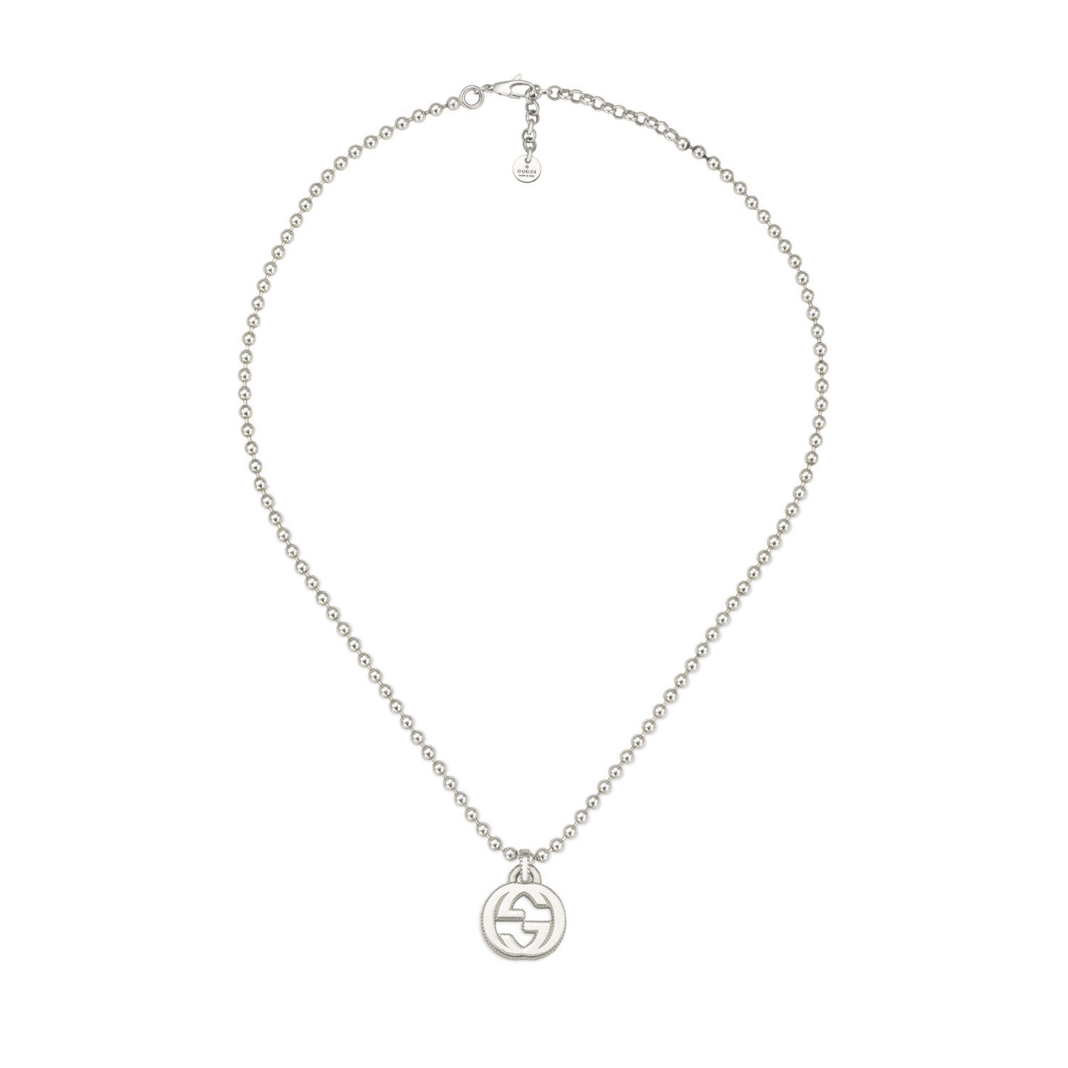 Necklace Gucci Silver in Metal - 40549071