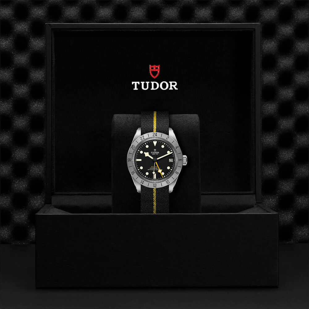 Tudor Black Bay Pro 39mm Automatic Steel Case Black Dial Strap Watch image number 4