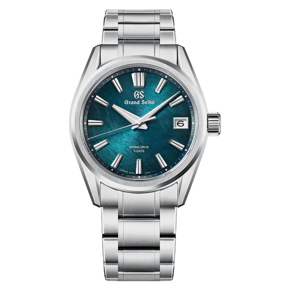 Grand Seiko Evolution 9 'Atera Valley' Spring Drive 40mm Green Dial Titanium Bracelet Watch image number 0