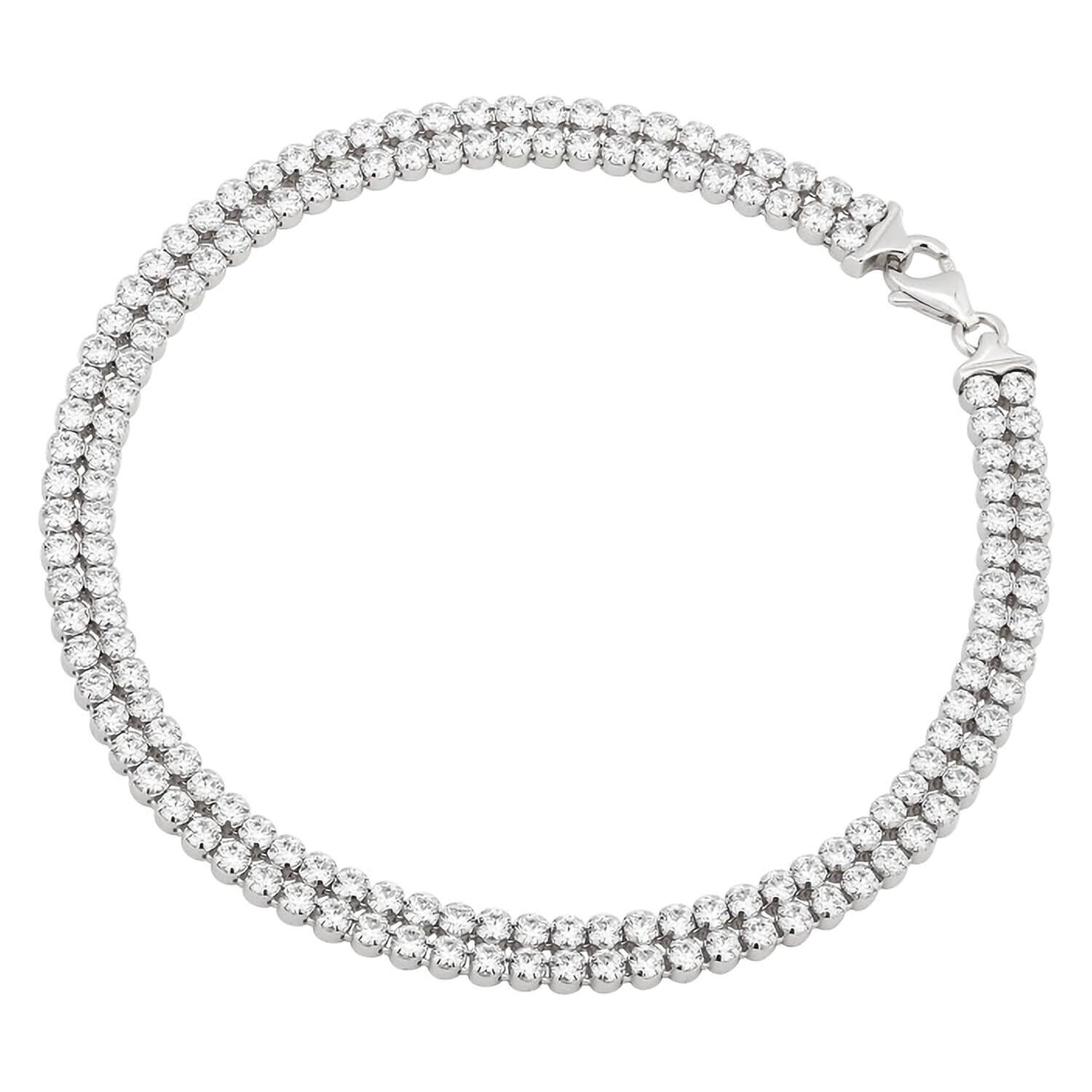 18 K 3 Row Diamond Eternity Bracelet — Your Most Trusted Brand for Fine  Jewelry & Custom Design in Yardley, PA