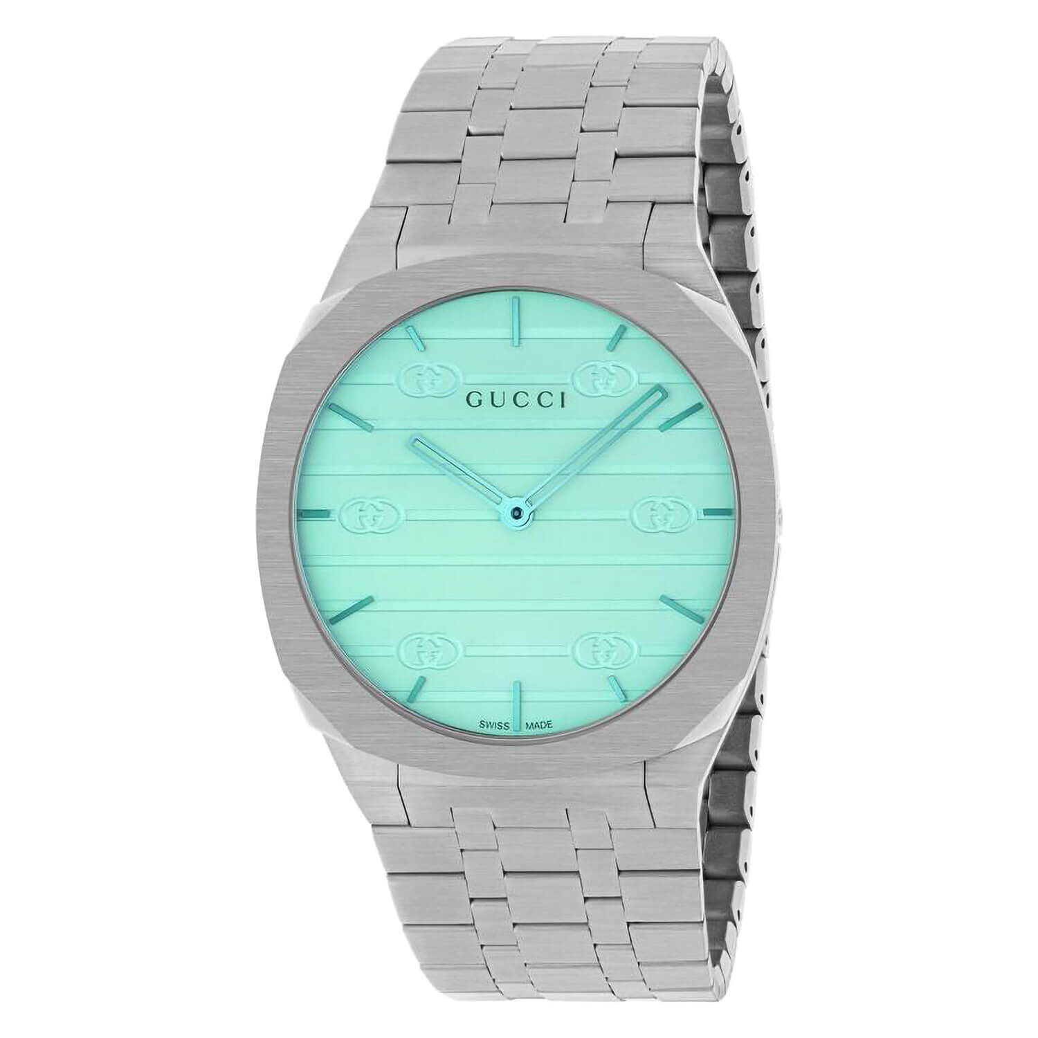 GUCCI G-Timeless 36MM QTZ SLVR Sun Brushed Dial Women's Watch YA1264181 |  Fast & Free US Shipping | Watch Warehouse