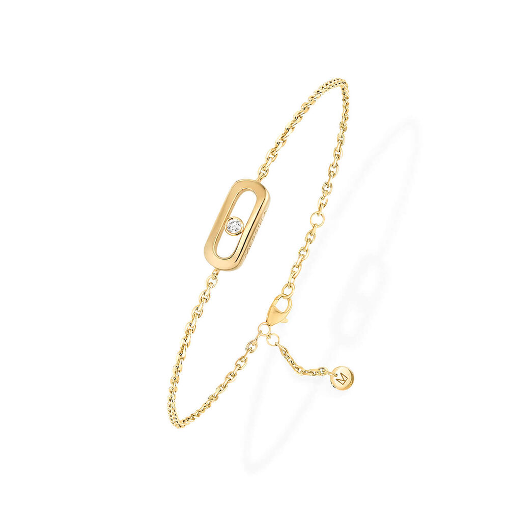 Messika Care(s) 0.07ct Diamond Yellow Gold Bracelet image number 0