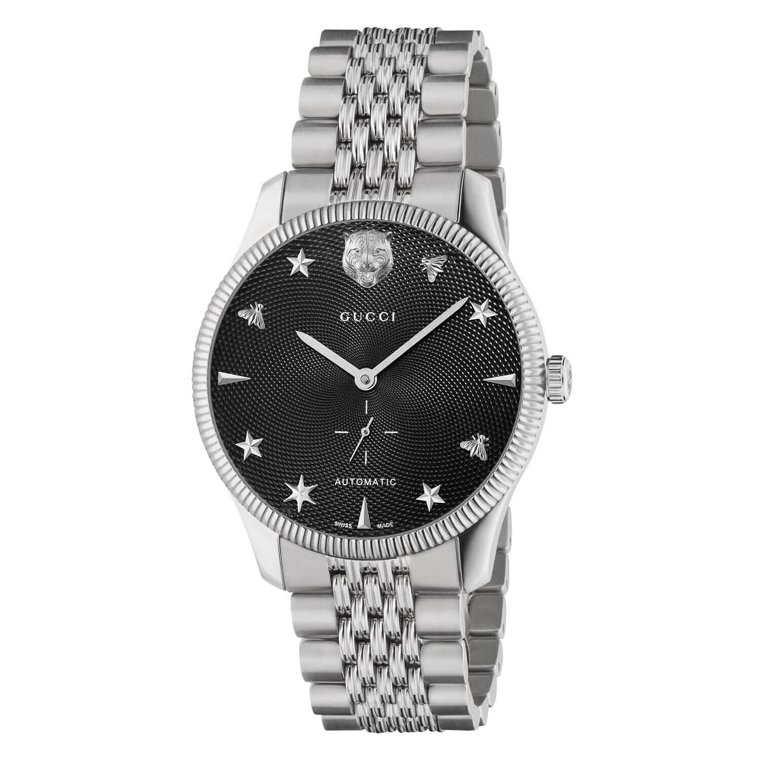 Gucci G-Timeless Automatic Black Dial 40mm Mens Watch