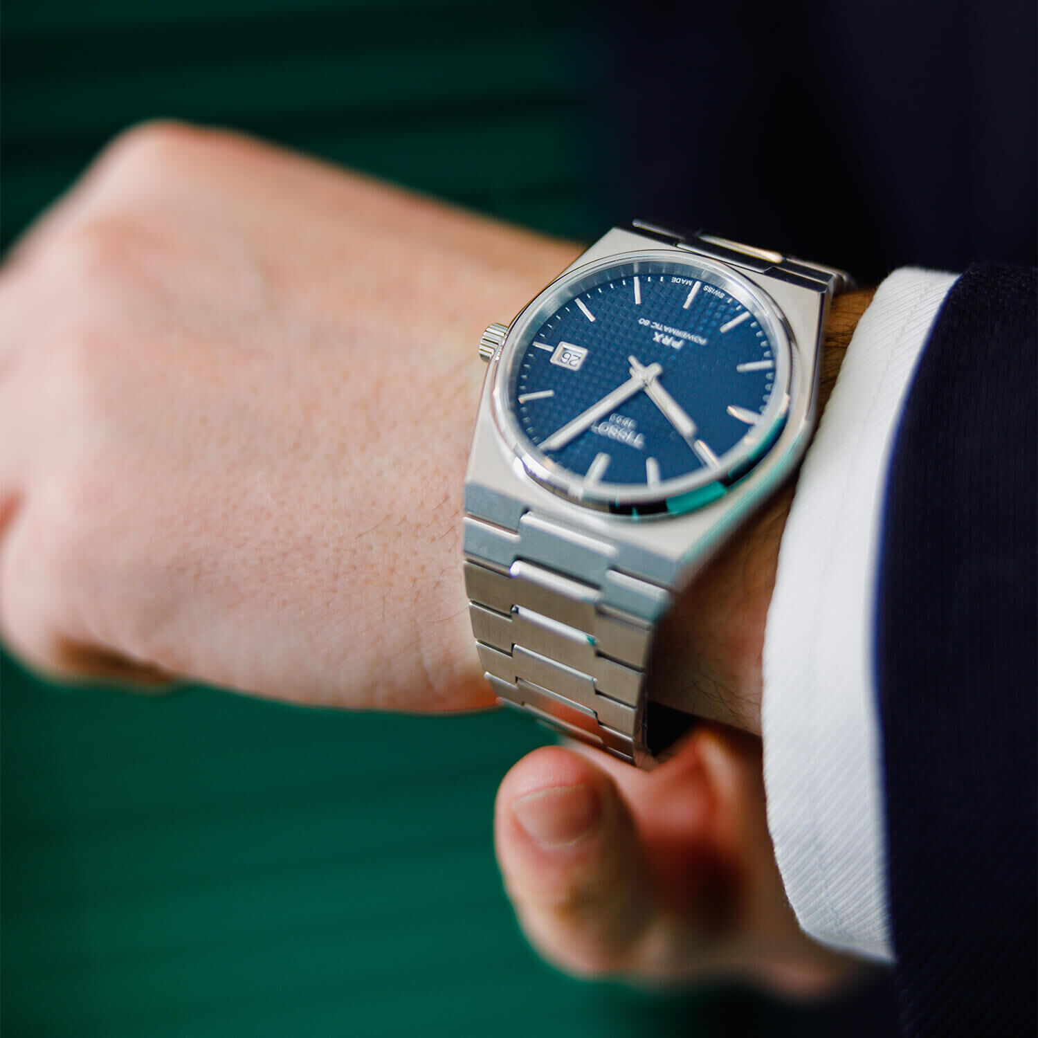 Tissot PRX 40mm Powermatic 80 Blue Dial Bracelet Watch
