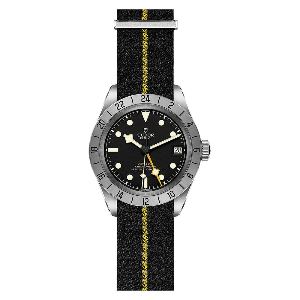 Tudor Black Bay Pro 39mm Automatic Steel Case Black Dial Strap Watch image number 1