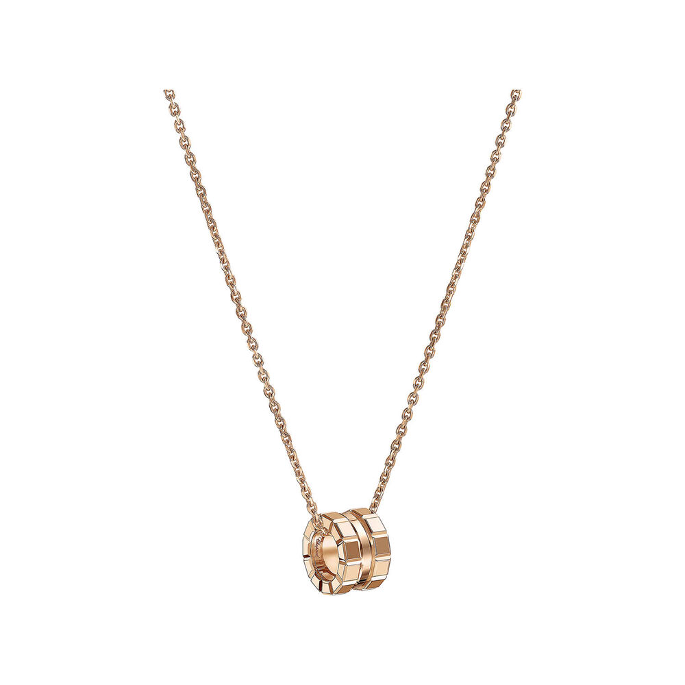 Chopard Ice Cube 18ct Rose Gold Pendant (Chain Included)