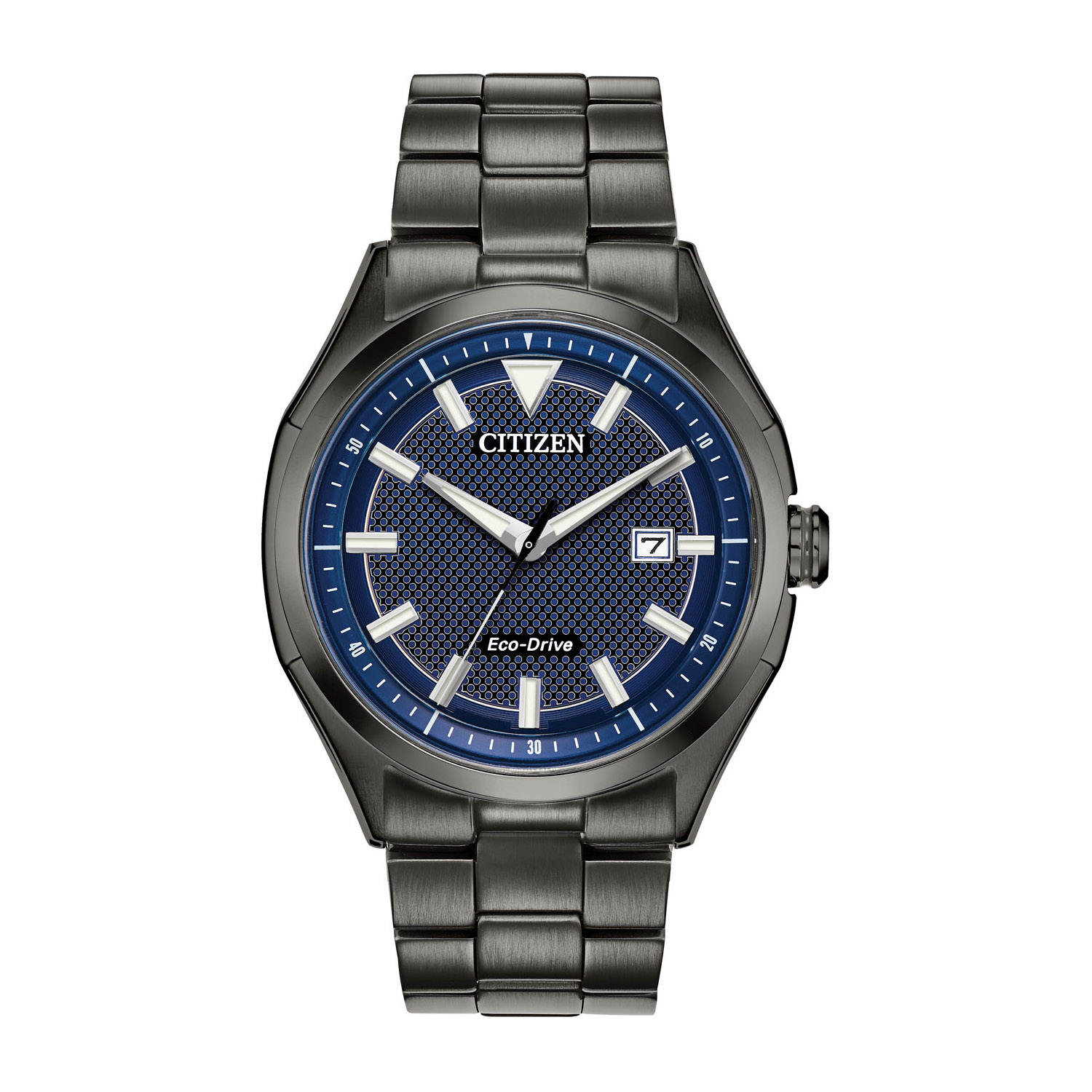 Citizen Eco-Drive Sport Gun Metal & Blue Dial Men's Watch