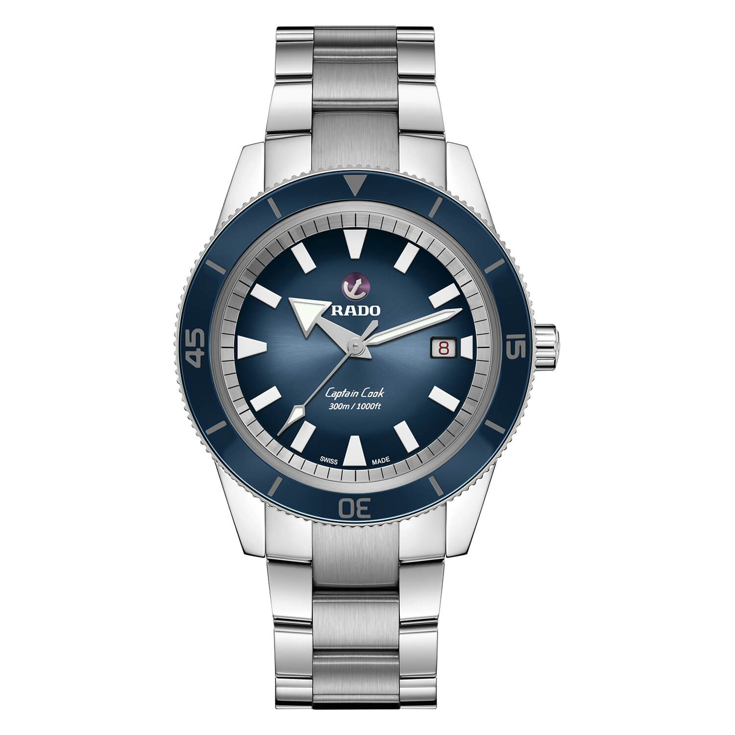 Rado Captain Cook Automatic Blue 42mm Mens Watch